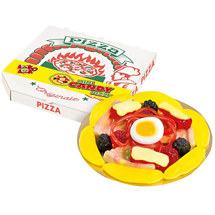 Look O Look gelatin candies in the shape of mini pizzas 85 g