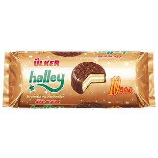 Halley cookies in milk chocolate with marshmallow filling 300 g