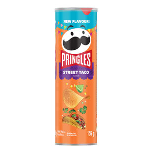 Pringles bramborové chipsy s příchutí tacos 156 g