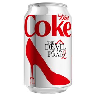 Coca-Cola Diet sycená limonáda bez cukru 330 ml