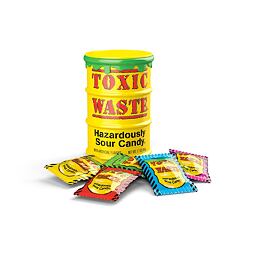 Toxic Waste Yellow sour candies 42 g