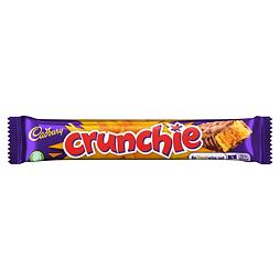 Cadbury Crunchie milk chocolate bar with caramel pieces 40 g