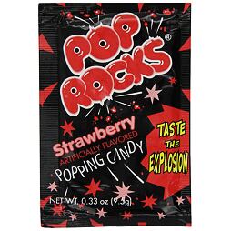 Pop Rocks bursting candies with strawberry flavor 9.5 g