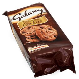 Galaxy cookies with pieces of milk chocolate 180 g