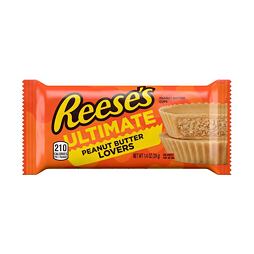 Reese's Ultimate 2 čokoládové košíčky plněné a polité arašídovým máslem 39 g