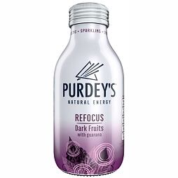 Purdey's Refocus sodovka s guaranou s příchutí tmavého ovoce 330 ml