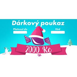 Christmas gift voucher 2000 CZK - online