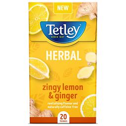 Tetley lemon and ginger tea 40 g