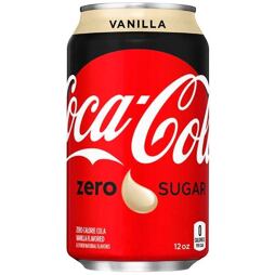 Coca-Cola sycená limonáda bez cukru s příchutí vanilky 355 ml