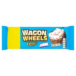 Burtons Wagon Wheels Jammie biscuits filled with sugar mousse and jam 229 g PM