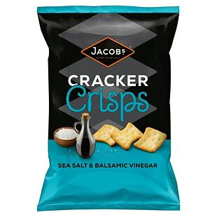 Jacob's Crisps sea salt and balsamic vinegar crackers 150 g
