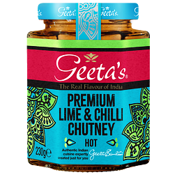Geeta's lime & chilli chutney 230 g