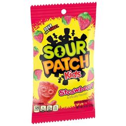 Sour Patch Kids kyselé žvýkací bonbony s příchutí jahody 226 g
