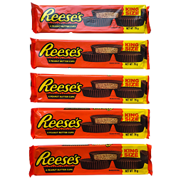 Reese's 4 Peanut Butter Cup King Size 79 g Zvýhodněné balení 5 ks