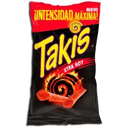 Takis Xtra Hot extra hot corn chips 90 g
