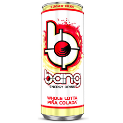Bang Whole Lotta sugar-free energy drink with pina colada flavor 473 ml