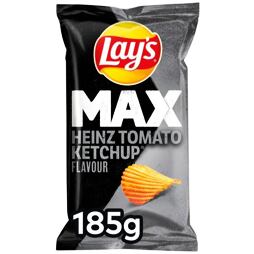 Lay's Max potato chips with Heinz ketchup flavor 185 g