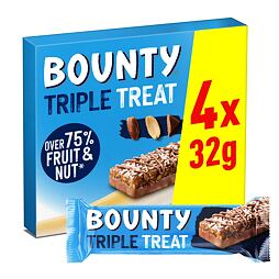Bounty date & peanut chocolate bars with coconut 4 x 32 g
