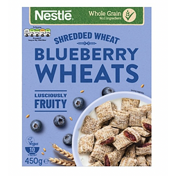 Shredded Wheat cereals with blueberry filling 450 g