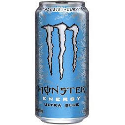 Monster Ultra Blue energetický nápoj bez cukru s příchutí bobulových plodů 500 ml