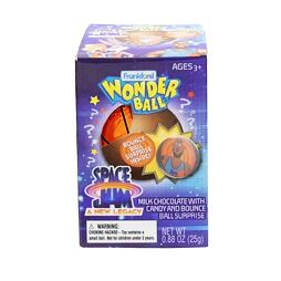 Space Jam Wonder Ball mléčná čokoláda, cukrové bonbony s překvapením 25 g