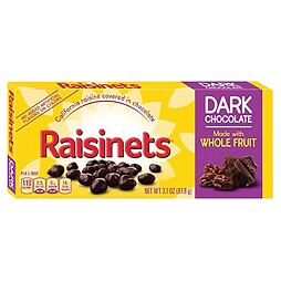 Raisinets raisins in dark chocolate coating 87.8 g