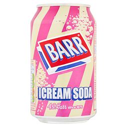 Barr carbonated drink with cream and vanilla flavor 330 ml