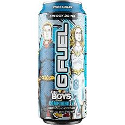 G FUEL The Boys sycený energetický nápoj s příchutí limetky, borůvek, kokosu a ženšenu 473 ml