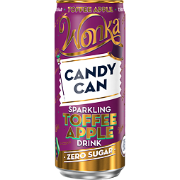 Candy Can Wonka carbonated lemonade with caramel apple flavor without sugar 330 ml