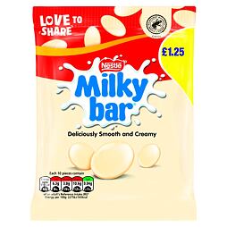 Milkybar knoflíčky z bílé čokolády 85 g PM