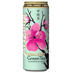 Arizona extra sweet green iced tea with ginseng and honey 650 ml