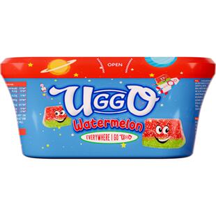 Uggo chewing candies with watermelon flavor 200 g