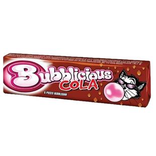 Bubblicious chewing gum with cola flavor 38 g