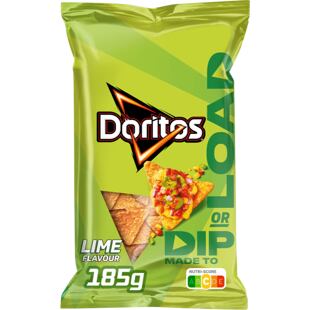 Doritos Lime-Flavored Tortilla Chips, 185 g