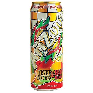 Arizona mango iced tea & fruit cocktail 680 ml