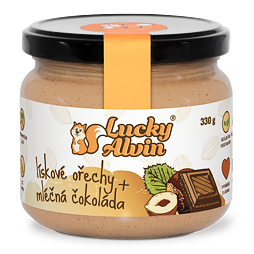 Lucky Alvin Lískové Ořechy + Mléčná Čokoláda 330 g
