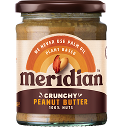 Meridian peanut butter with pieces of peanuts 280 g