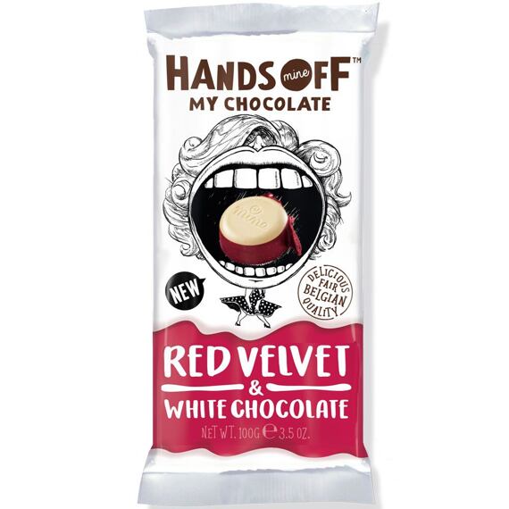 Hands Off My Chocolate čokoláda s příchutí red velvet 100 g