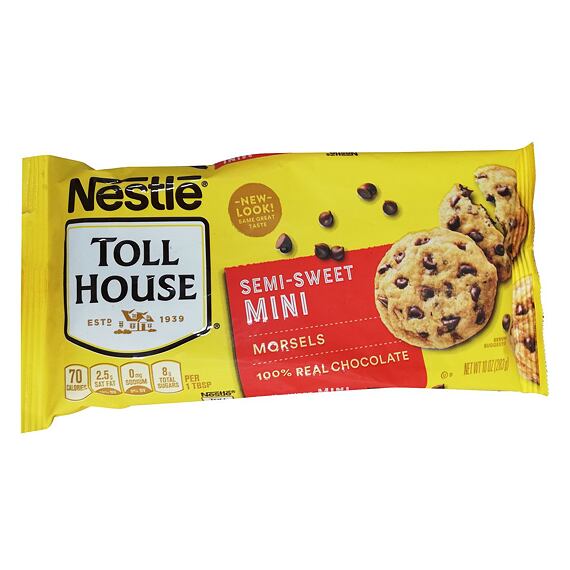 Nestlé Toll House polosladké mini čokoládové kousky 283 g