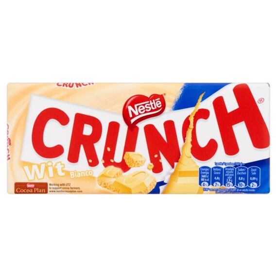 Nestlé Crunch bílá čokoláda s křupinkami 100 g