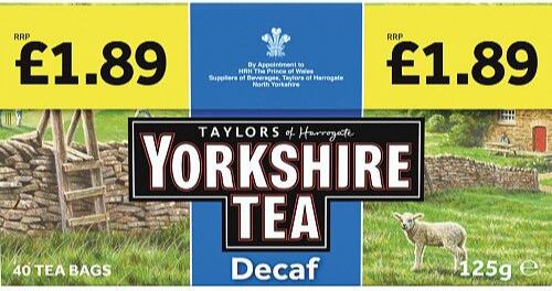 Yorkshire černý čaj bez kofeinu 125 g PM
