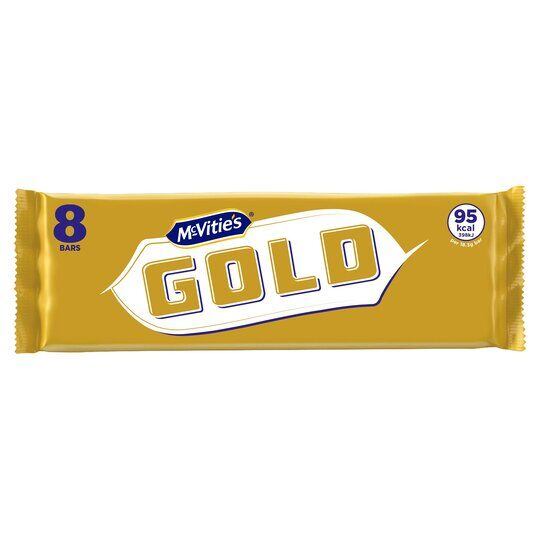 McVitie's Gold sušenky s karamelovou polevou 8 x 17,8 g