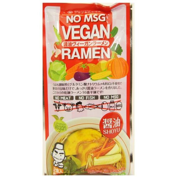 Kurata NO MSG veganská instantní polévka shoyu ramen 2 x 80 g