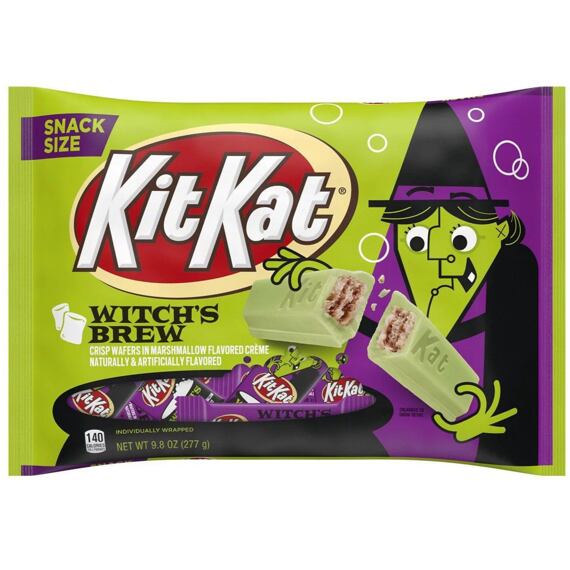 Kit Kat Witch's Brew mini tyčinky s příchutí marshmallows 277 g