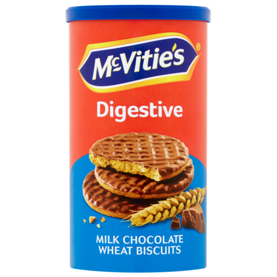 McVitie's pšeničné sušenky v polevě z mléčné čokolády v dóze 200 g