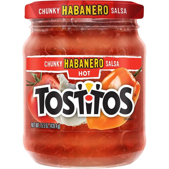 Tostitos hot Habanero and Jalapeño salsa 439.4 g