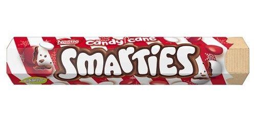 Nestlé Smarties čokoládové bonbonky v cukrové skořápce s příchutí vánočního lízátka 120 g