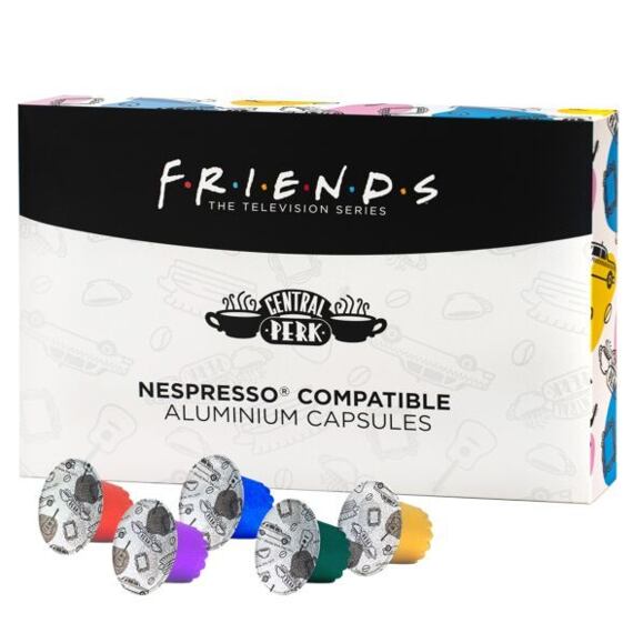 FRIENDS Nespresso dárkové balení ochucených kávových kapslí 50 x 5,2 g