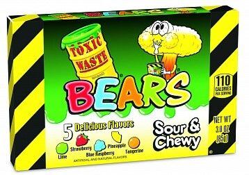 Toxic Waste Bears sour bears with fruit flavors 85 g