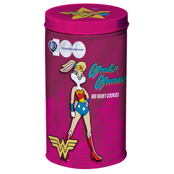 Looney Tunes Lola Wonder Woman sušenky s příchutí Red Velvet 150 g